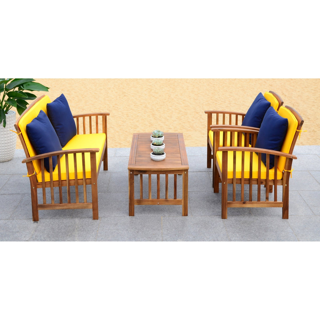 Ensemble de jardin Yuliana 4 pièces SAFAVIEH - 47 L x 33 P x 26 H