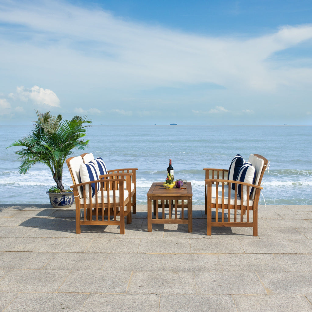Ensemble de jardin Yuliana 4 pièces SAFAVIEH - 47 L x 33 P x 26 H