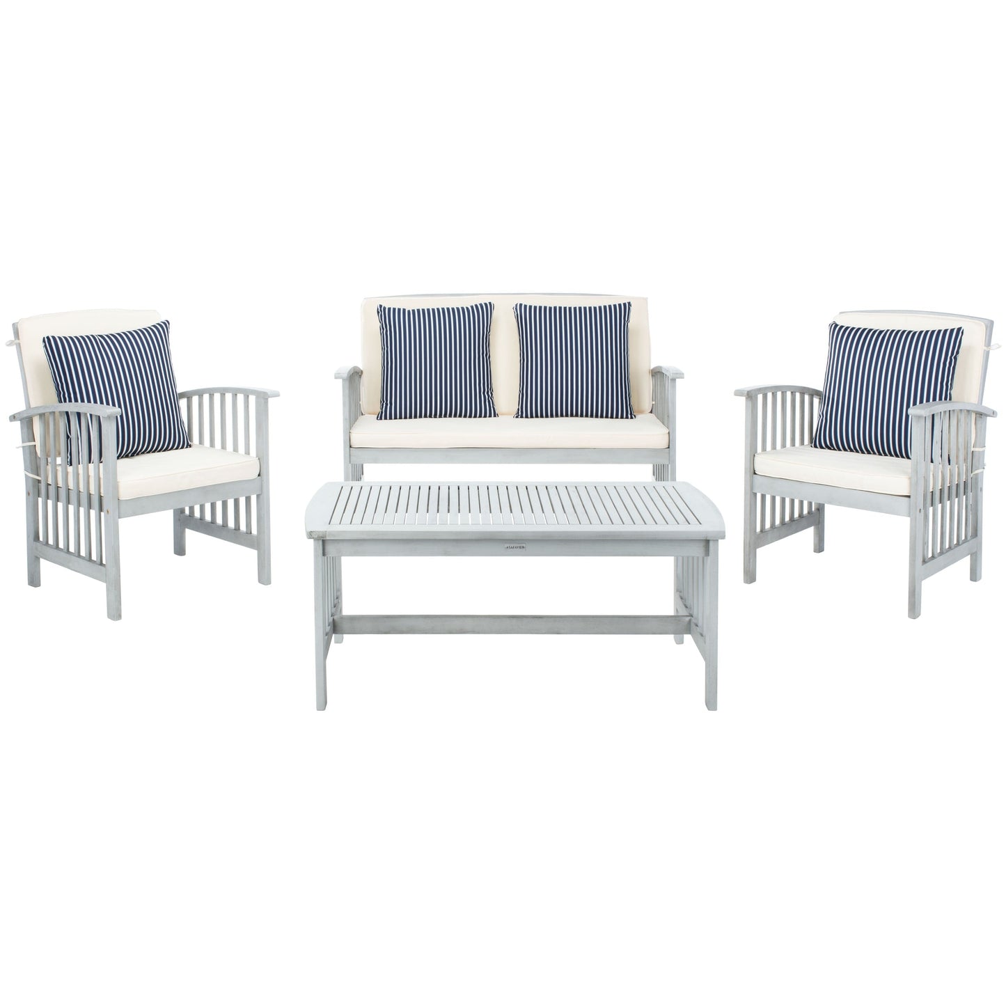 Ensemble de jardin Yuliana 4 pièces SAFAVIEH - 47 L x 33 P x 26 H
