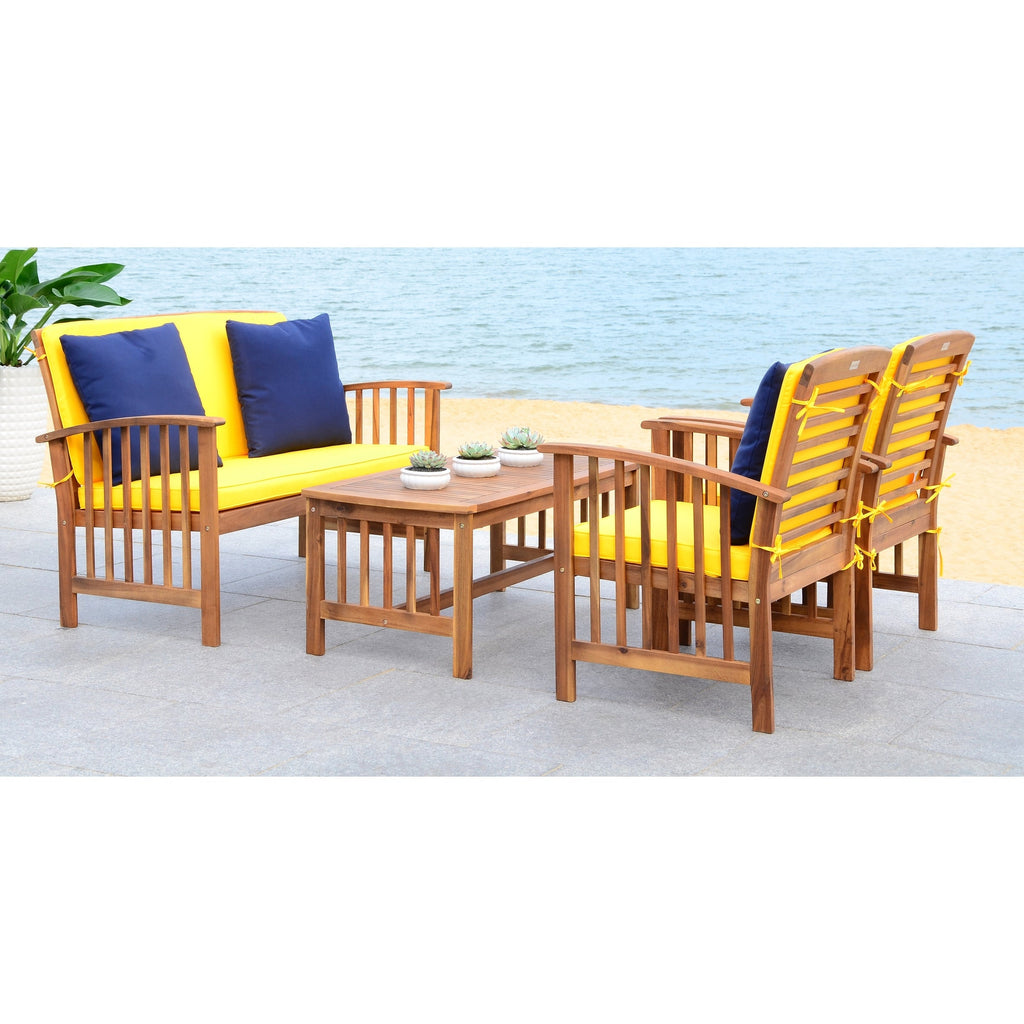 Ensemble de jardin Yuliana 4 pièces SAFAVIEH - 47 L x 33 P x 26 H