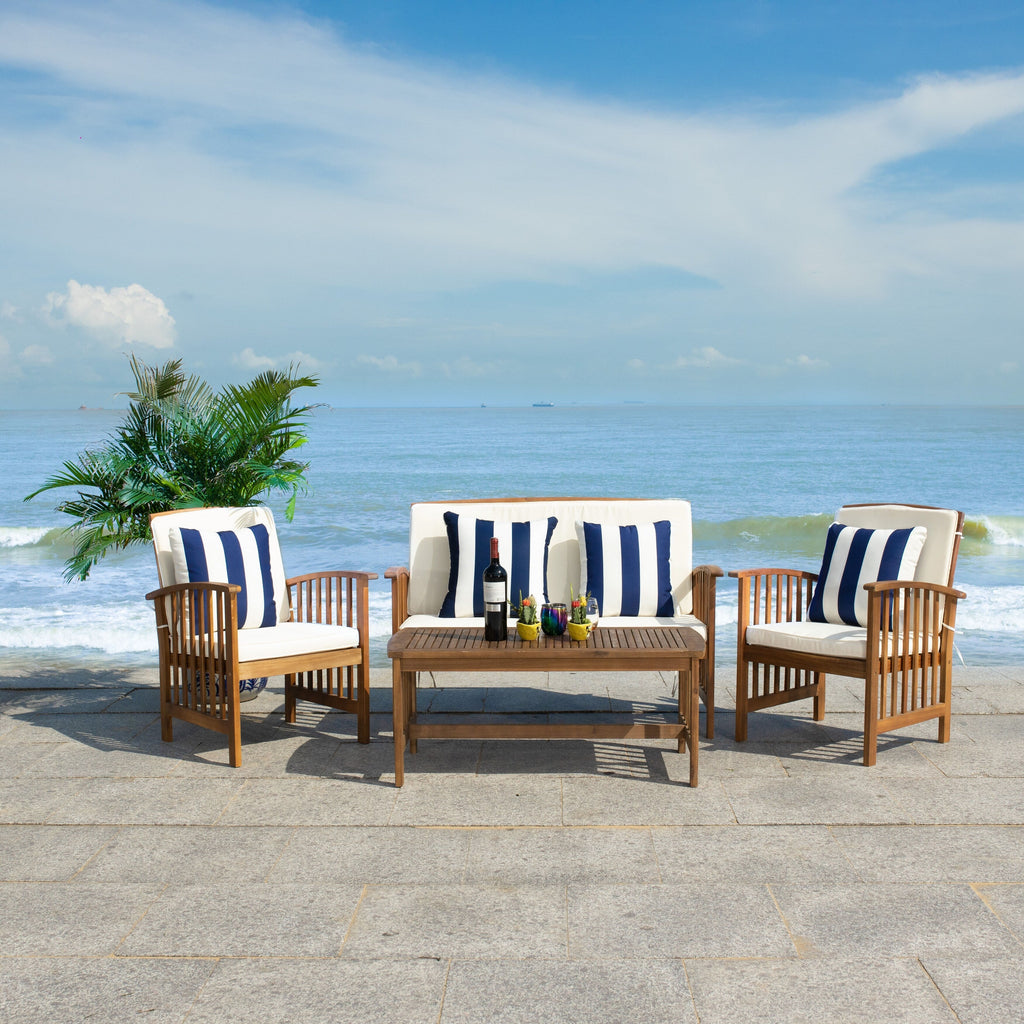Ensemble de jardin Yuliana 4 pièces SAFAVIEH - 47 L x 33 P x 26 H