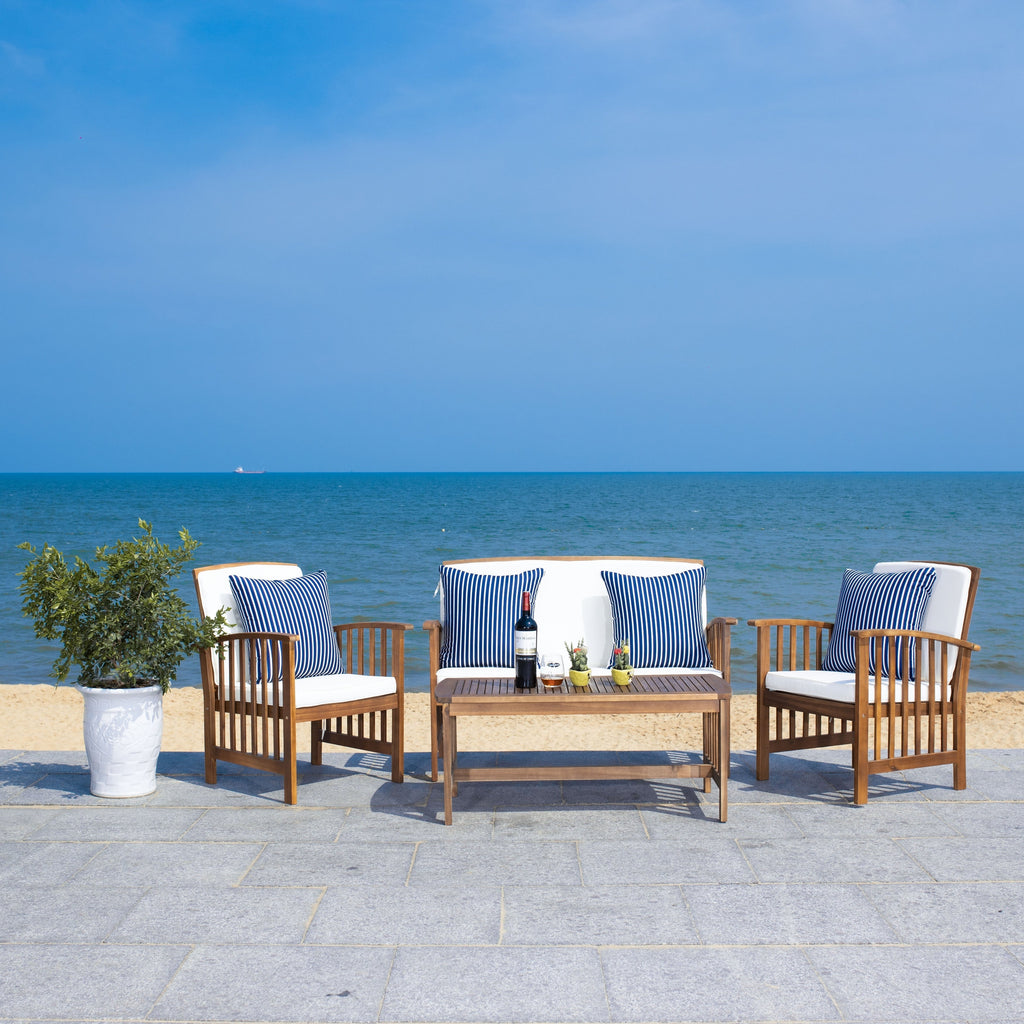 Ensemble de jardin Yuliana 4 pièces SAFAVIEH - 47 L x 33 P x 26 H