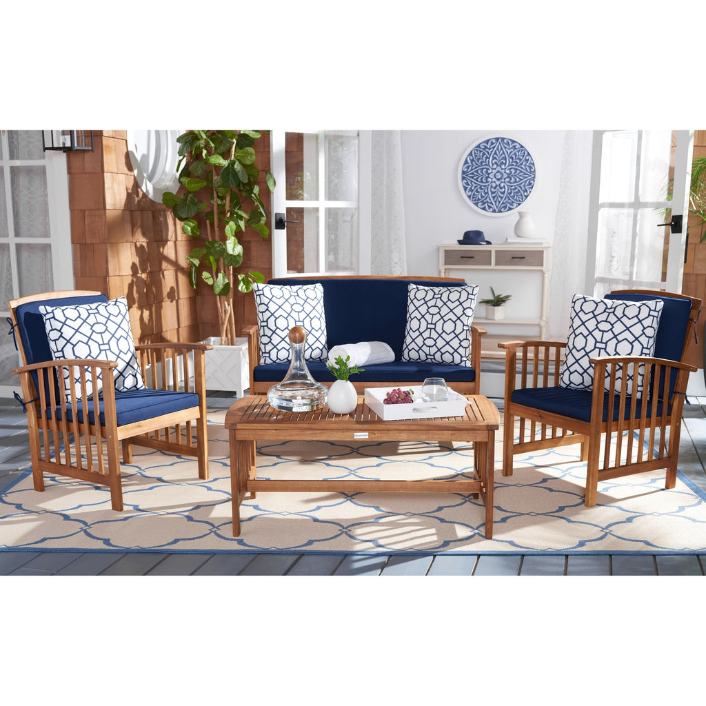 Ensemble de jardin Yuliana 4 pièces SAFAVIEH - 47 L x 33 P x 26 H