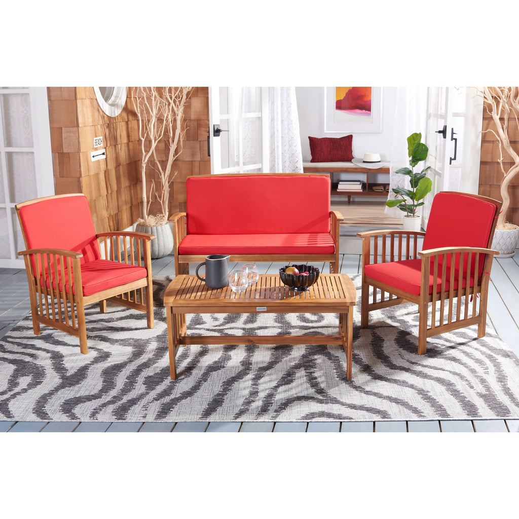 Ensemble de jardin Yuliana 4 pièces SAFAVIEH - 47 L x 33 P x 26 H