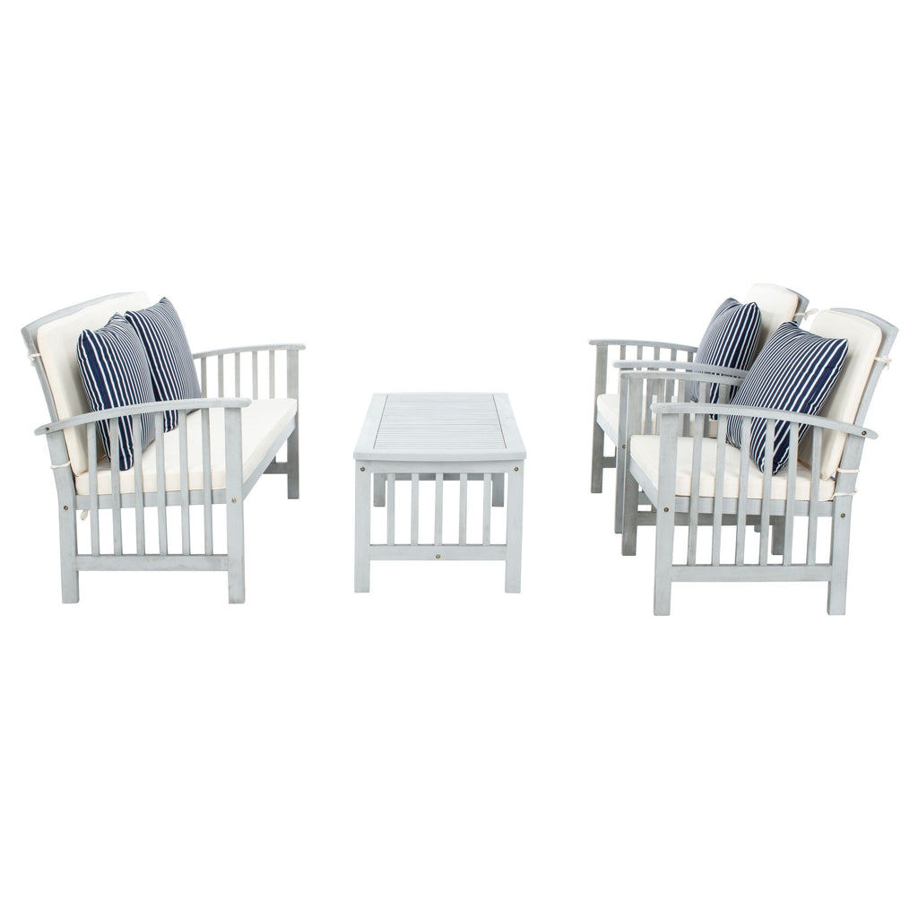 Ensemble de jardin Yuliana 4 pièces SAFAVIEH - 47 L x 33 P x 26 H