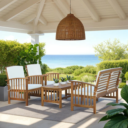 Ensemble de jardin Yuliana 4 pièces SAFAVIEH - 47 L x 33 P x 26 H