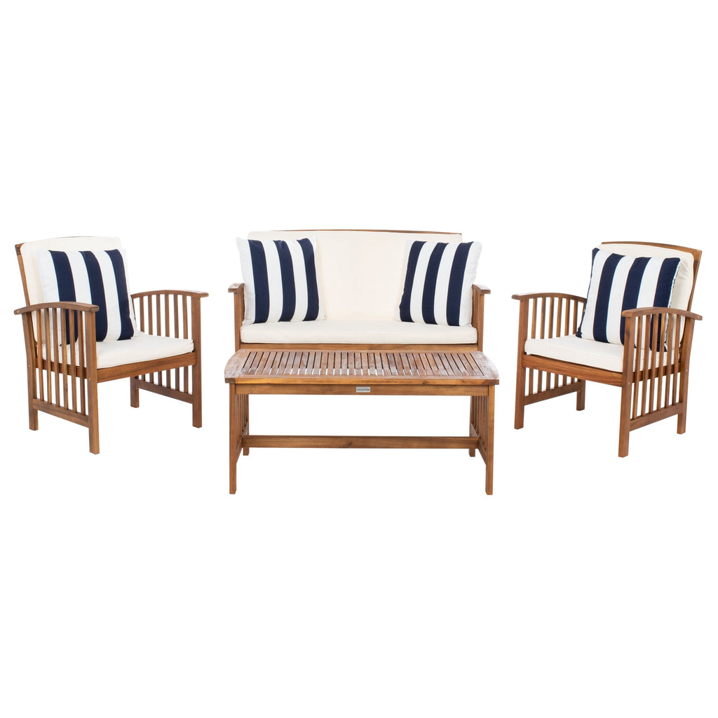 Ensemble de jardin Yuliana 4 pièces SAFAVIEH - 47 L x 33 P x 26 H