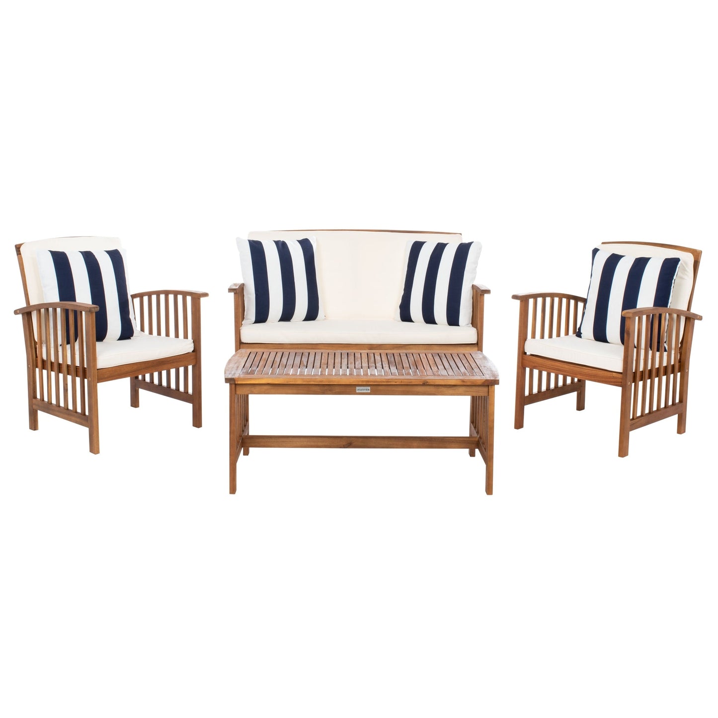 Ensemble de jardin Yuliana 4 pièces SAFAVIEH - 47 L x 33 P x 26 H