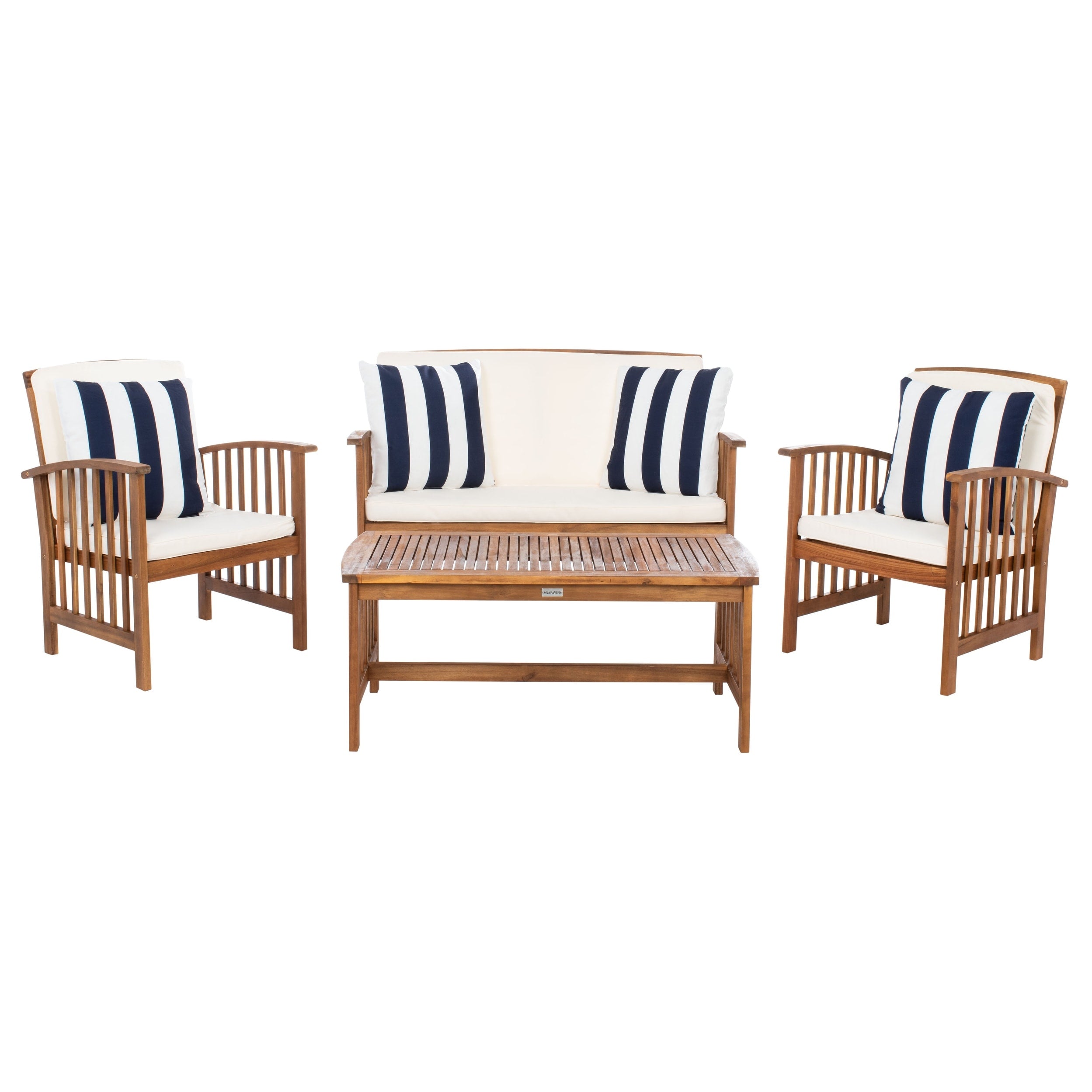 Ensemble de jardin Yuliana 4 pièces SAFAVIEH - 47 L x 33 P x 26 H