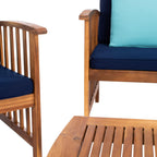 Ensemble de jardin Yuliana 4 pièces SAFAVIEH - 47 L x 33 P x 26 H