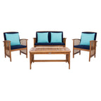 Ensemble de jardin Yuliana 4 pièces SAFAVIEH - 47 L x 33 P x 26 H