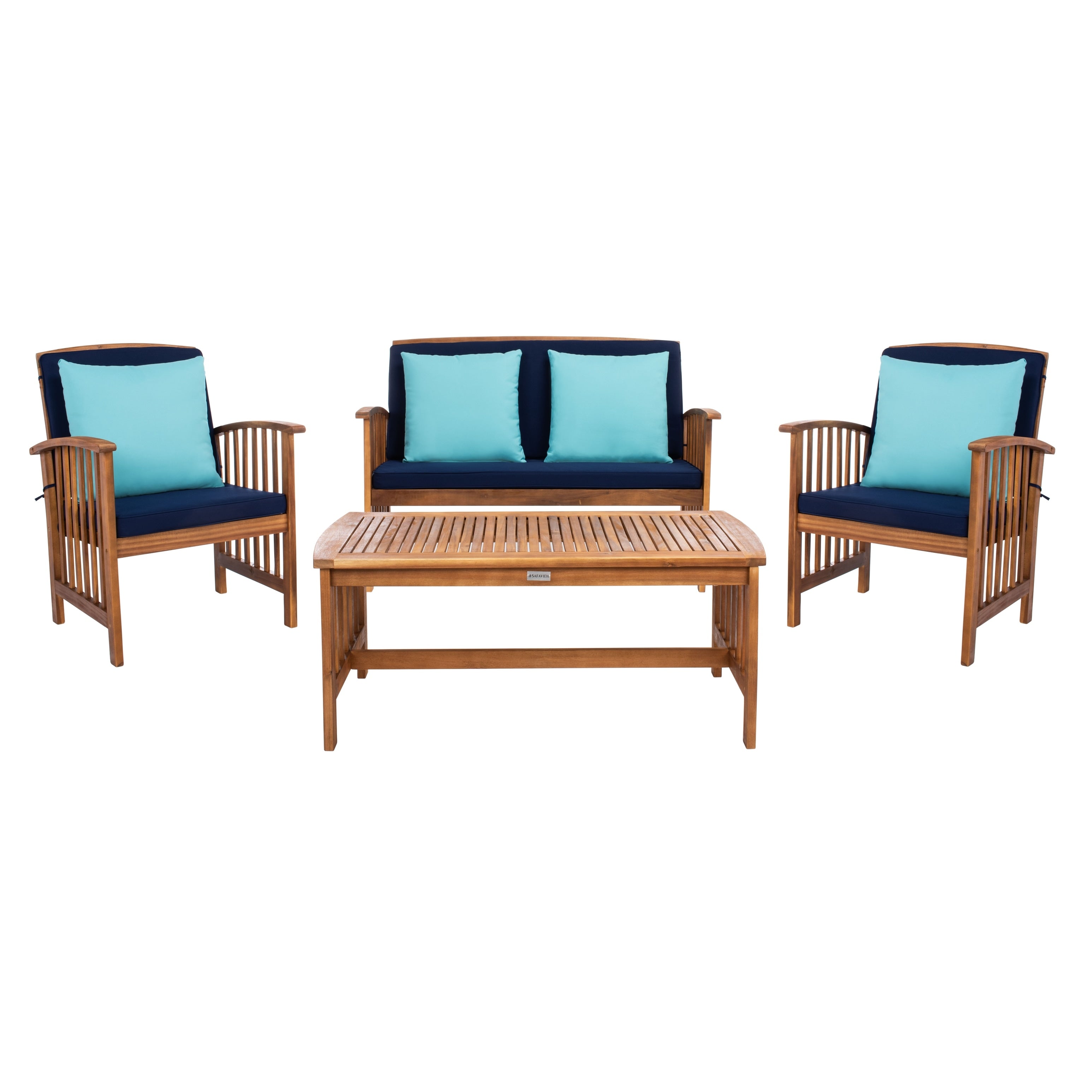 Ensemble de jardin Yuliana 4 pièces SAFAVIEH - 47 L x 33 P x 26 H