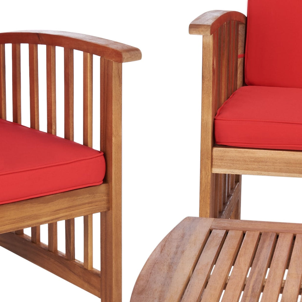 Ensemble de jardin Yuliana 4 pièces SAFAVIEH - 47 L x 33 P x 26 H