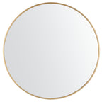 Miroir rond doré SAFAVIEH Rinlon de 30 pouces (L x P x H)
