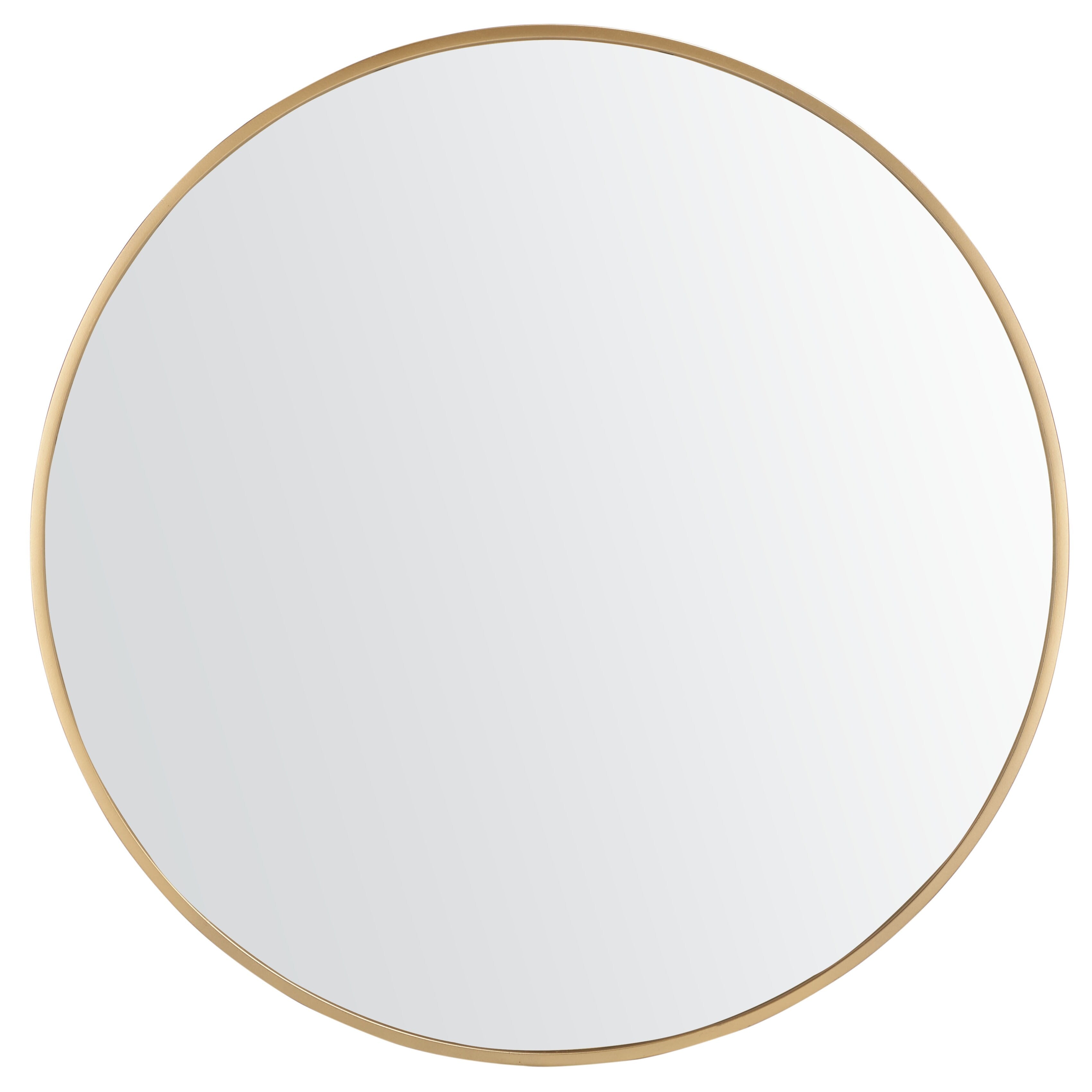 Miroir rond doré SAFAVIEH Rinlon de 30 pouces (L x P x H)