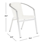 Chaises empilables d'intérieur et d'extérieur SAFAVIEH Shelia (lot de 2) - 22 L x 23 P x 28 H