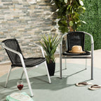 Chaises empilables d'intérieur et d'extérieur SAFAVIEH Shelia (lot de 2) - 22 L x 23 P x 28 H