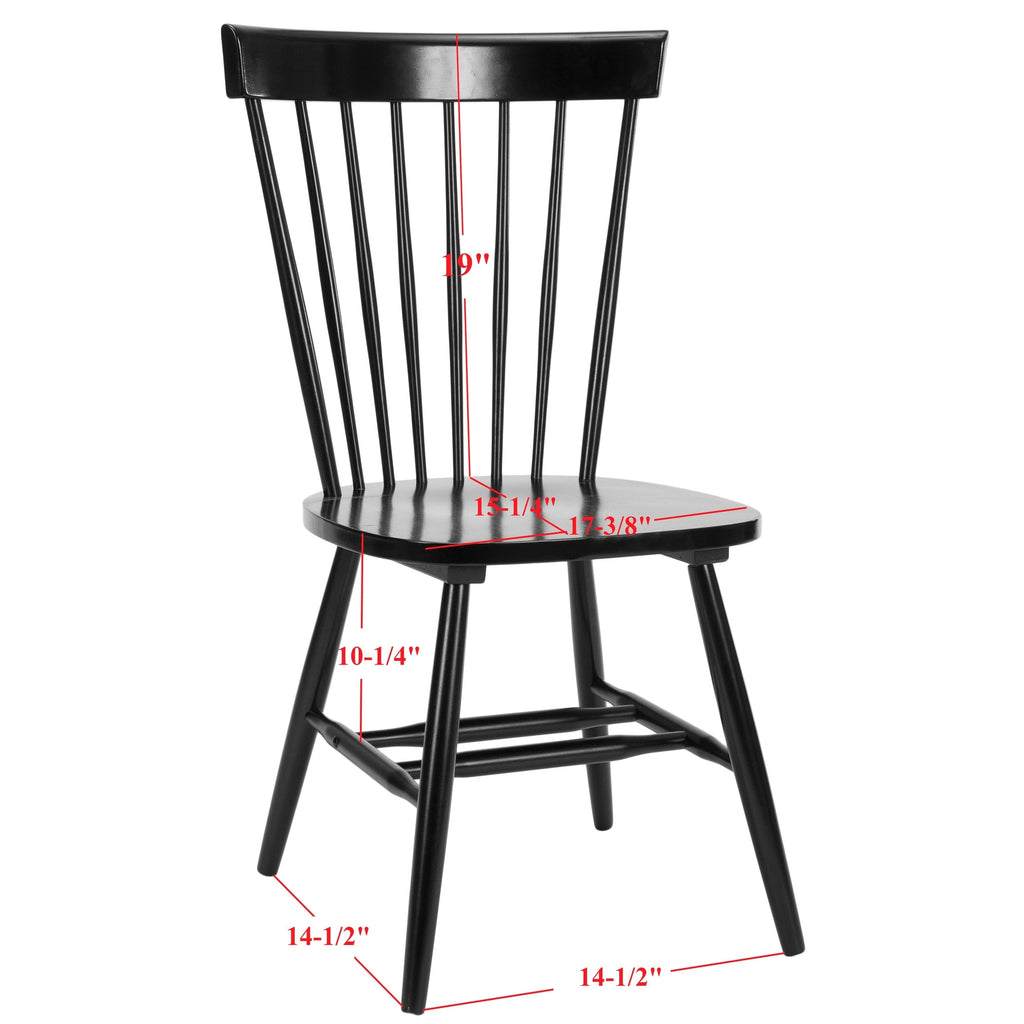 Chaise de salle à manger SAFAVIEH Suhair Spindle Farmhouse (lot de 2) - 20,5 x 21 x 36 - 21L x 21P x 36H