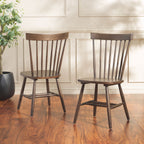 Chaise de salle à manger SAFAVIEH Suhair Spindle Farmhouse (lot de 2) - 20,5 x 21 x 36 - 21L x 21P x 36H