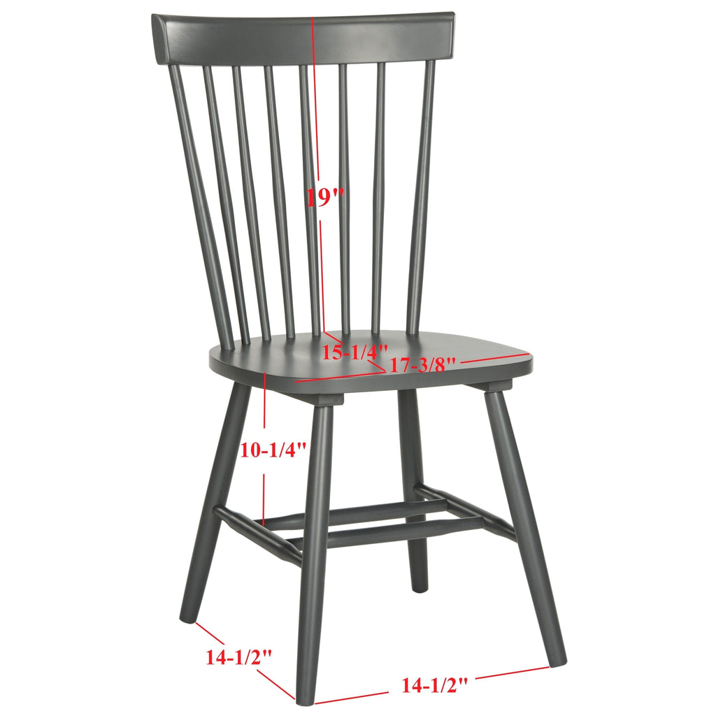 Chaise de salle à manger SAFAVIEH Suhair Spindle Farmhouse (lot de 2) - 20,5 x 21 x 36 - 21L x 21P x 36H