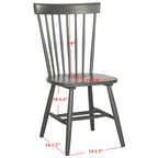 Chaise de salle à manger SAFAVIEH Suhair Spindle Farmhouse (lot de 2) - 20,5 x 21 x 36 - 21L x 21P x 36H