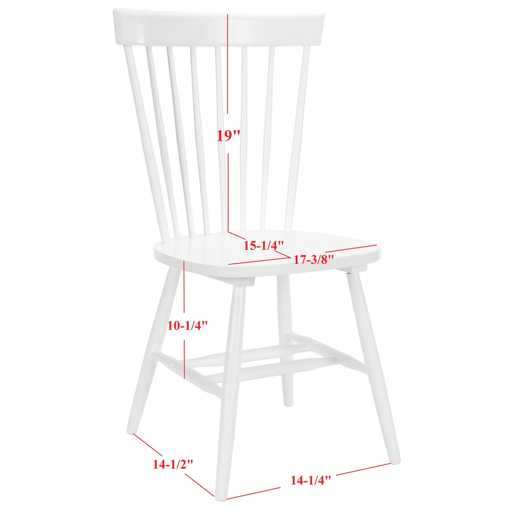 Chaise de salle à manger SAFAVIEH Suhair Spindle Farmhouse (lot de 2) - 20,5 x 21 x 36 - 21L x 21P x 36H