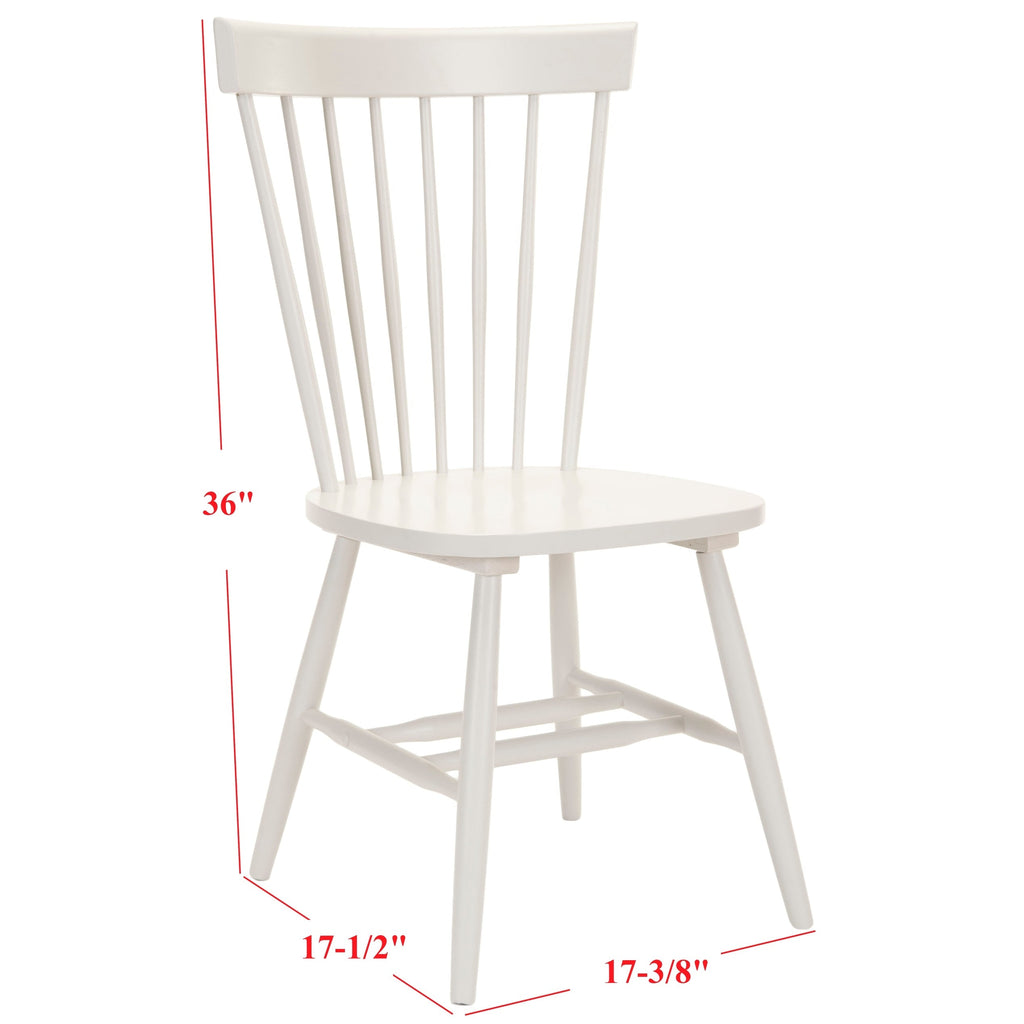 Chaise de salle à manger SAFAVIEH Suhair Spindle Farmhouse (lot de 2) - 20,5 x 21 x 36 - 21L x 21P x 36H