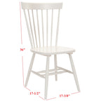 Chaise de salle à manger SAFAVIEH Suhair Spindle Farmhouse (lot de 2) - 20,5 x 21 x 36 - 21L x 21P x 36H