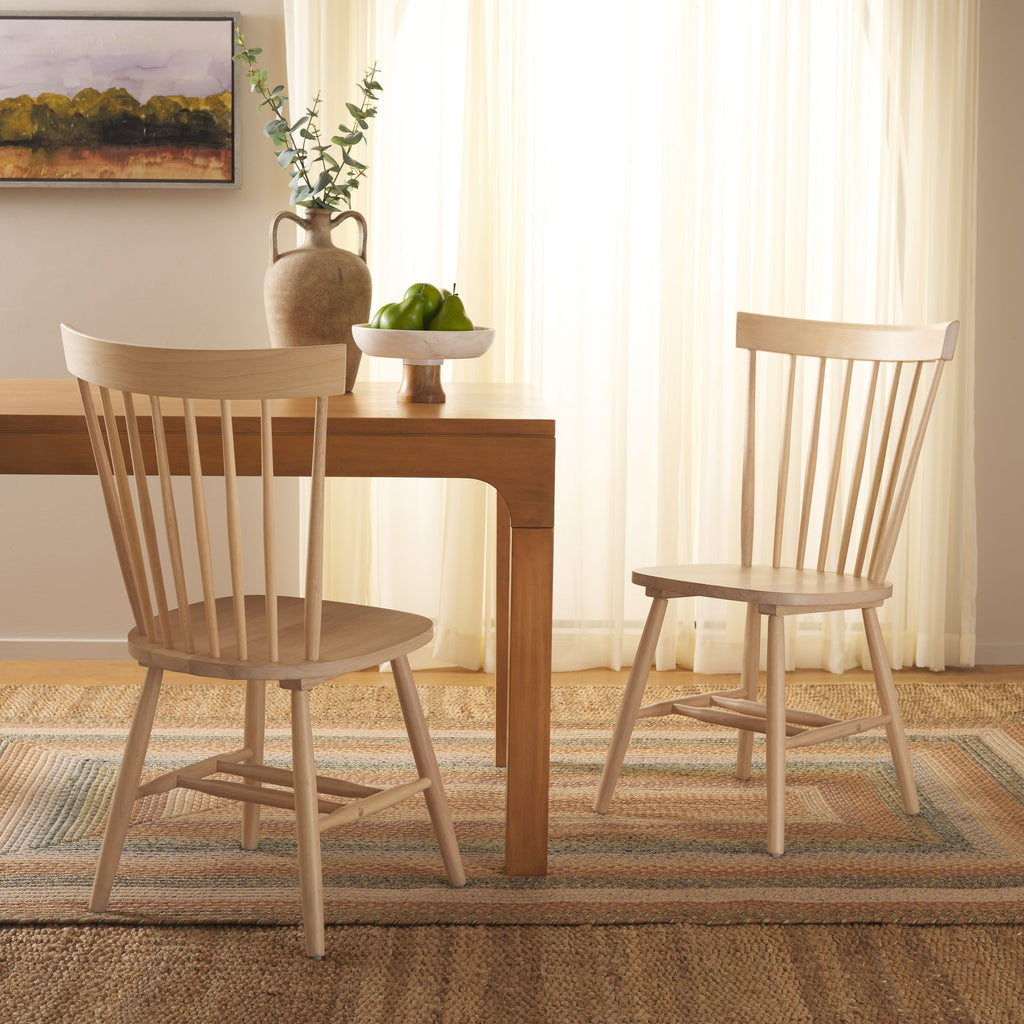 Chaise de salle à manger SAFAVIEH Suhair Spindle Farmhouse (lot de 2) - 20,5 x 21 x 36 - 21L x 21P x 36H