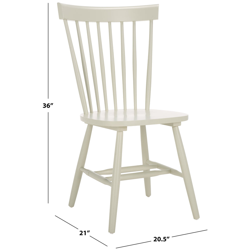 Chaise de salle à manger SAFAVIEH Suhair Spindle Farmhouse (lot de 2) - 20,5 x 21 x 36 - 21L x 21P x 36H