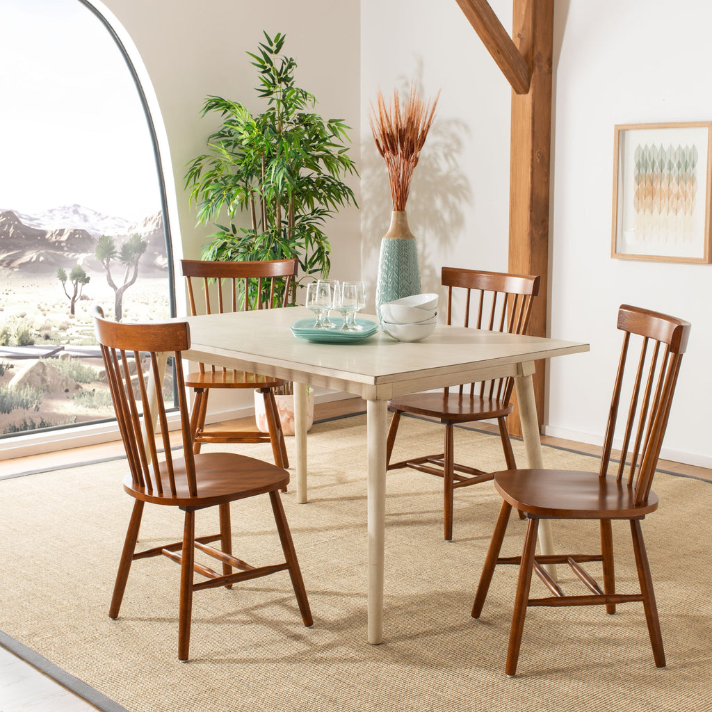 Chaise de salle à manger SAFAVIEH Suhair Spindle Farmhouse (lot de 2) - 20,5 x 21 x 36 - 21L x 21P x 36H