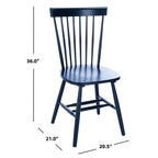 Chaise de salle à manger SAFAVIEH Suhair Spindle Farmhouse (lot de 2) - 20,5 x 21 x 36 - 21L x 21P x 36H