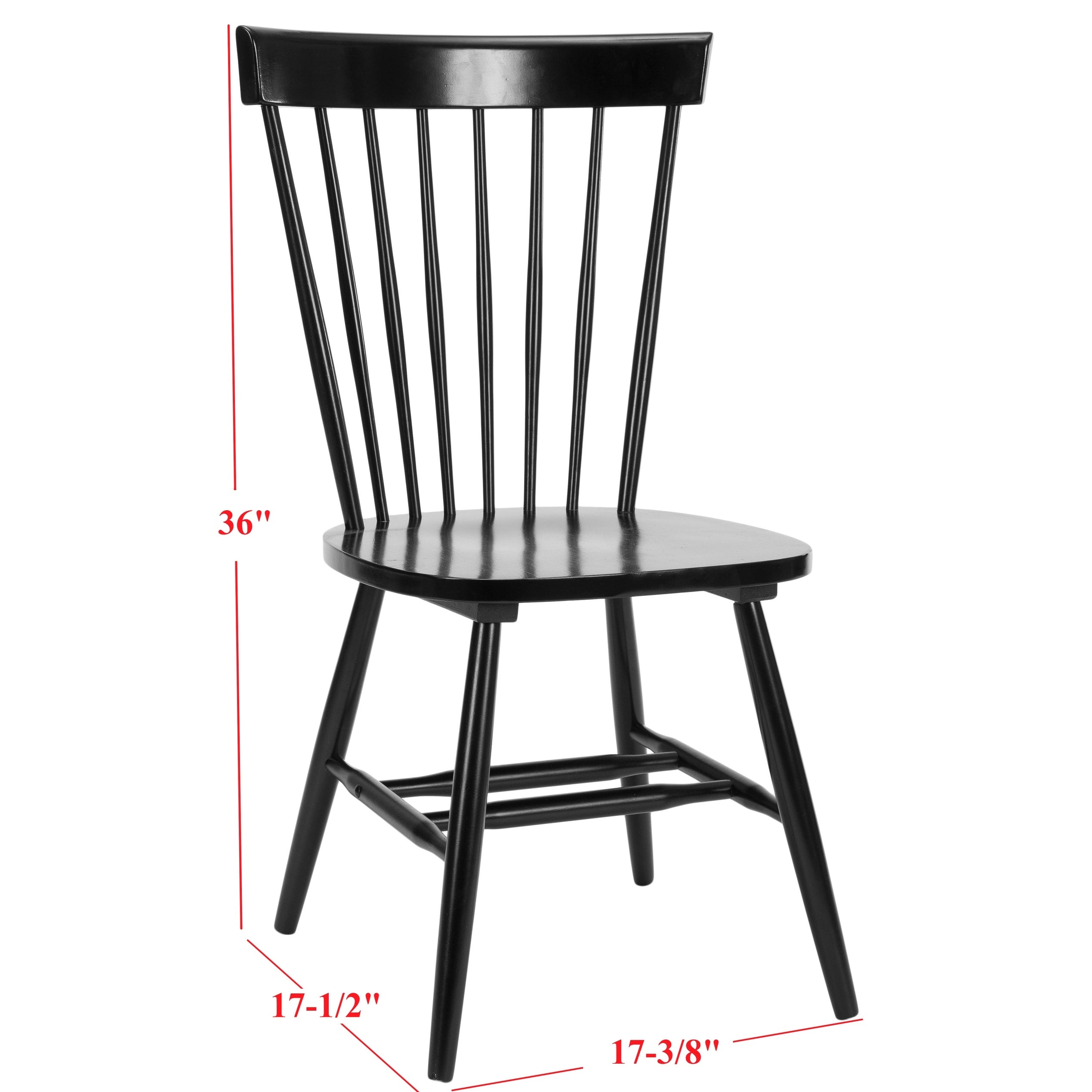 Chaise de salle à manger SAFAVIEH Suhair Spindle Farmhouse (lot de 2) - 20,5 x 21 x 36 - 21L x 21P x 36H