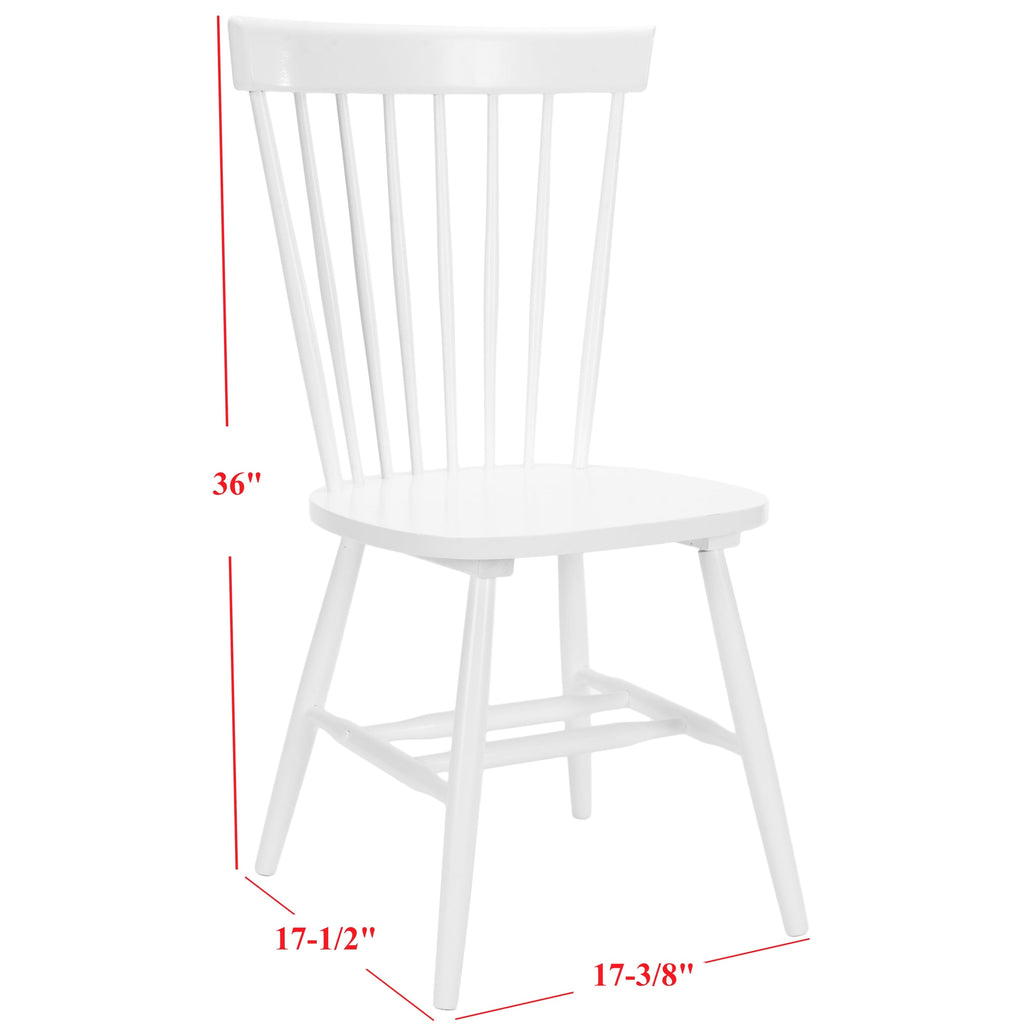 Chaise de salle à manger SAFAVIEH Suhair Spindle Farmhouse (lot de 2) - 20,5 x 21 x 36 - 21L x 21P x 36H