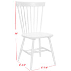 Chaise de salle à manger SAFAVIEH Suhair Spindle Farmhouse (lot de 2) - 20,5 x 21 x 36 - 21L x 21P x 36H