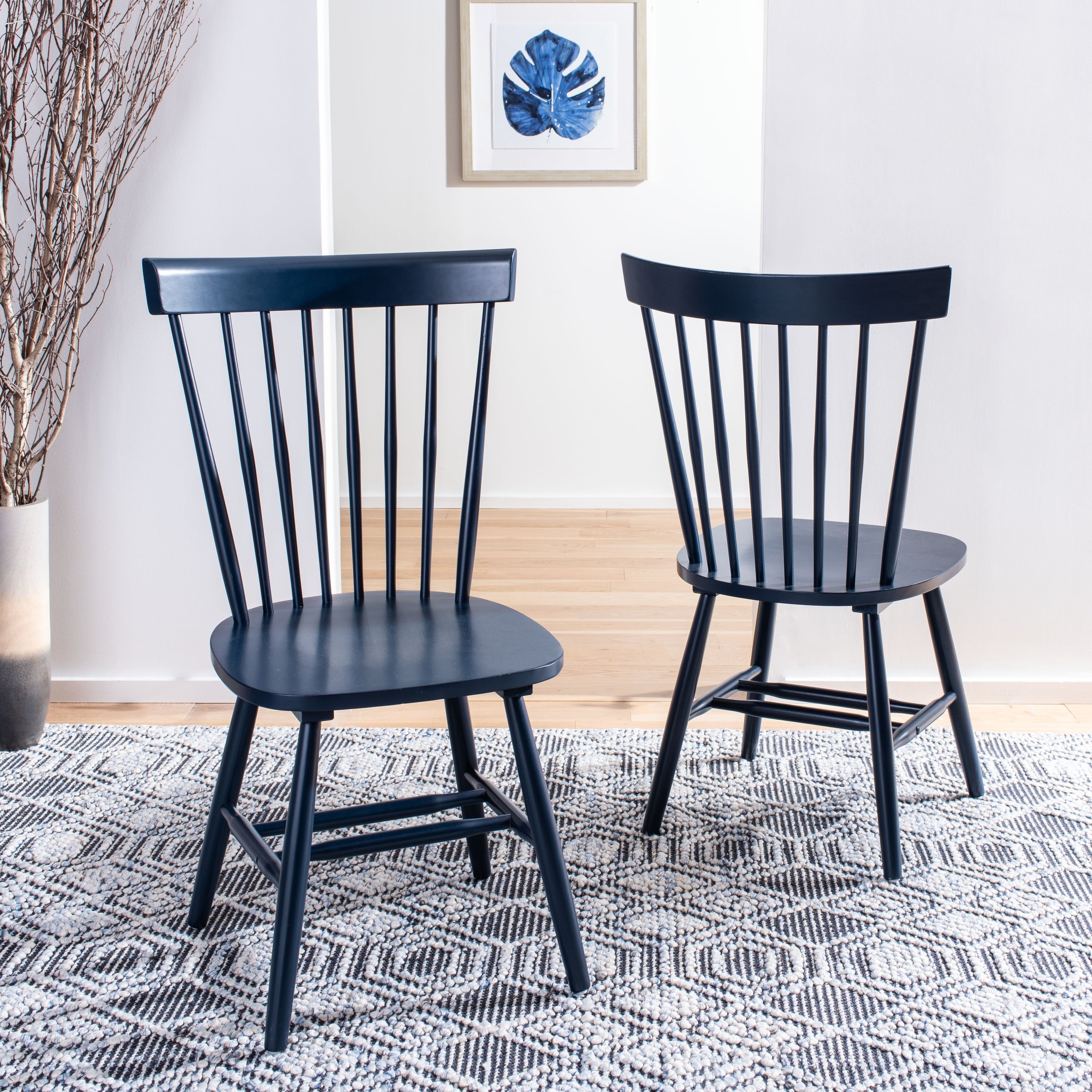 Chaise de salle à manger SAFAVIEH Suhair Spindle Farmhouse (lot de 2) - 20,5 x 21 x 36 - 21L x 21P x 36H