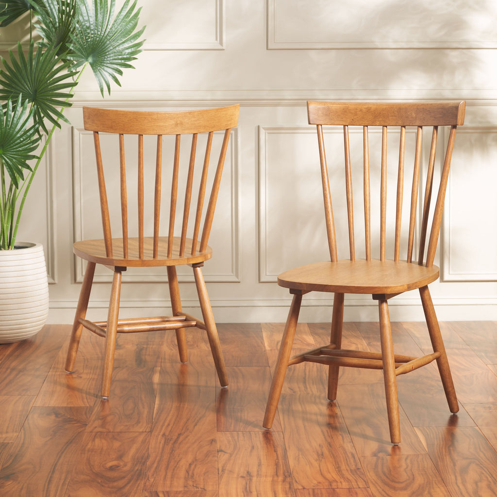 Chaise de salle à manger SAFAVIEH Suhair Spindle Farmhouse (lot de 2) - 20,5 x 21 x 36 - 21L x 21P x 36H