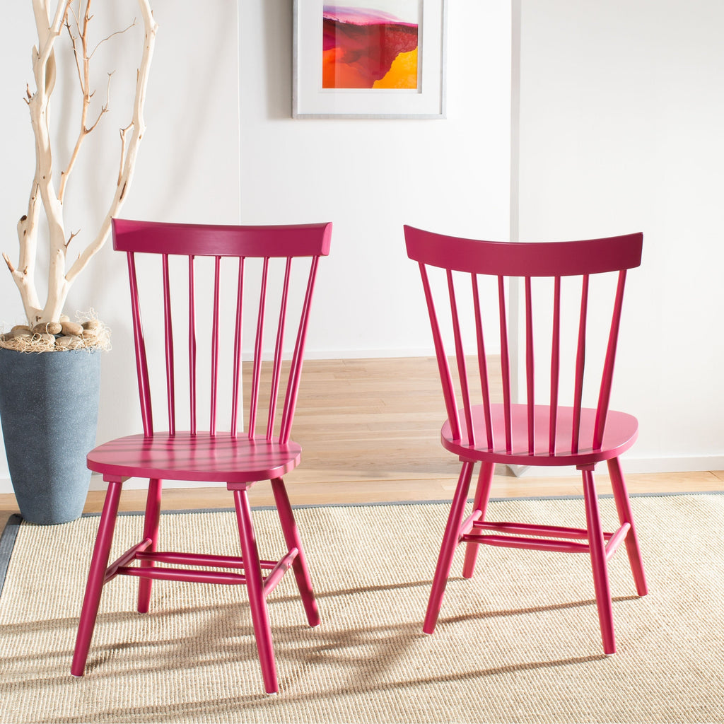 Chaise de salle à manger SAFAVIEH Suhair Spindle Farmhouse (lot de 2) - 20,5 x 21 x 36 - 21L x 21P x 36H