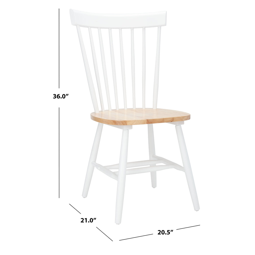 Chaise de salle à manger SAFAVIEH Suhair Spindle Farmhouse (lot de 2) - 20,5 x 21 x 36 - 21L x 21P x 36H