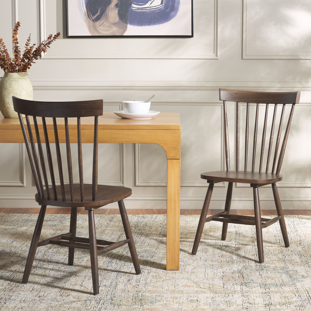 Chaise de salle à manger SAFAVIEH Suhair Spindle Farmhouse (lot de 2) - 20,5 x 21 x 36 - 21L x 21P x 36H