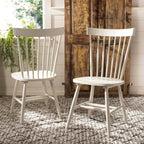 Chaise de salle à manger SAFAVIEH Suhair Spindle Farmhouse (lot de 2) - 20,5 x 21 x 36 - 21L x 21P x 36H