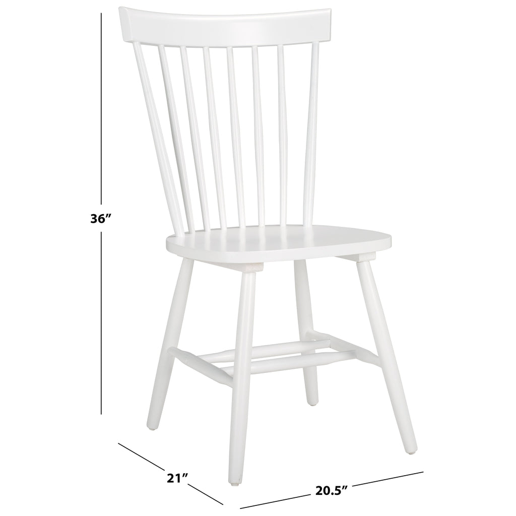 Chaise de salle à manger SAFAVIEH Suhair Spindle Farmhouse (lot de 2) - 20,5 x 21 x 36 - 21L x 21P x 36H