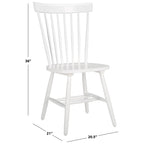 Chaise de salle à manger SAFAVIEH Suhair Spindle Farmhouse (lot de 2) - 20,5 x 21 x 36 - 21L x 21P x 36H