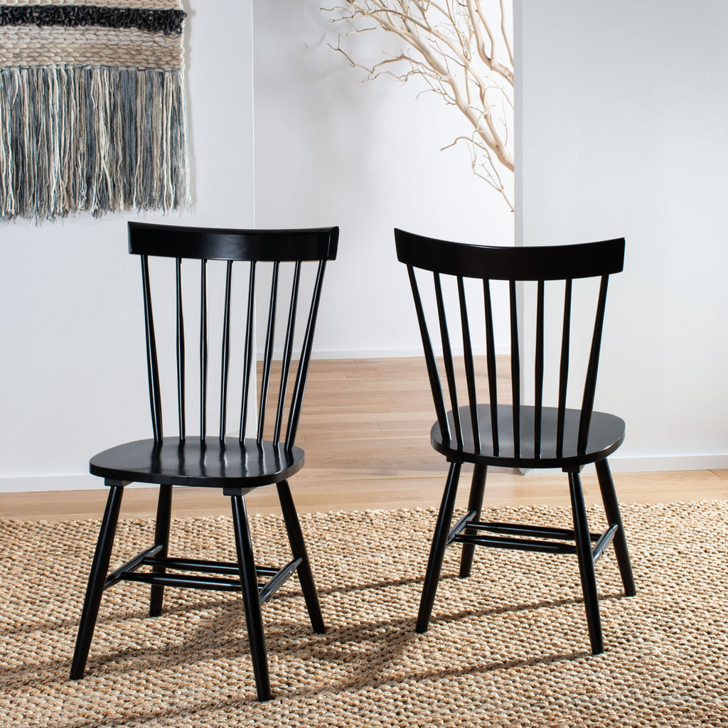Chaise de salle à manger SAFAVIEH Suhair Spindle Farmhouse (lot de 2) - 20,5 x 21 x 36 - 21L x 21P x 36H
