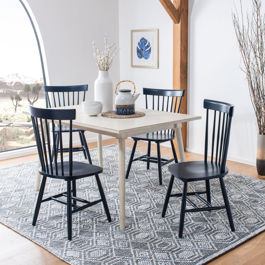 Chaise de salle à manger SAFAVIEH Suhair Spindle Farmhouse (lot de 2) - 20,5 x 21 x 36 - 21L x 21P x 36H