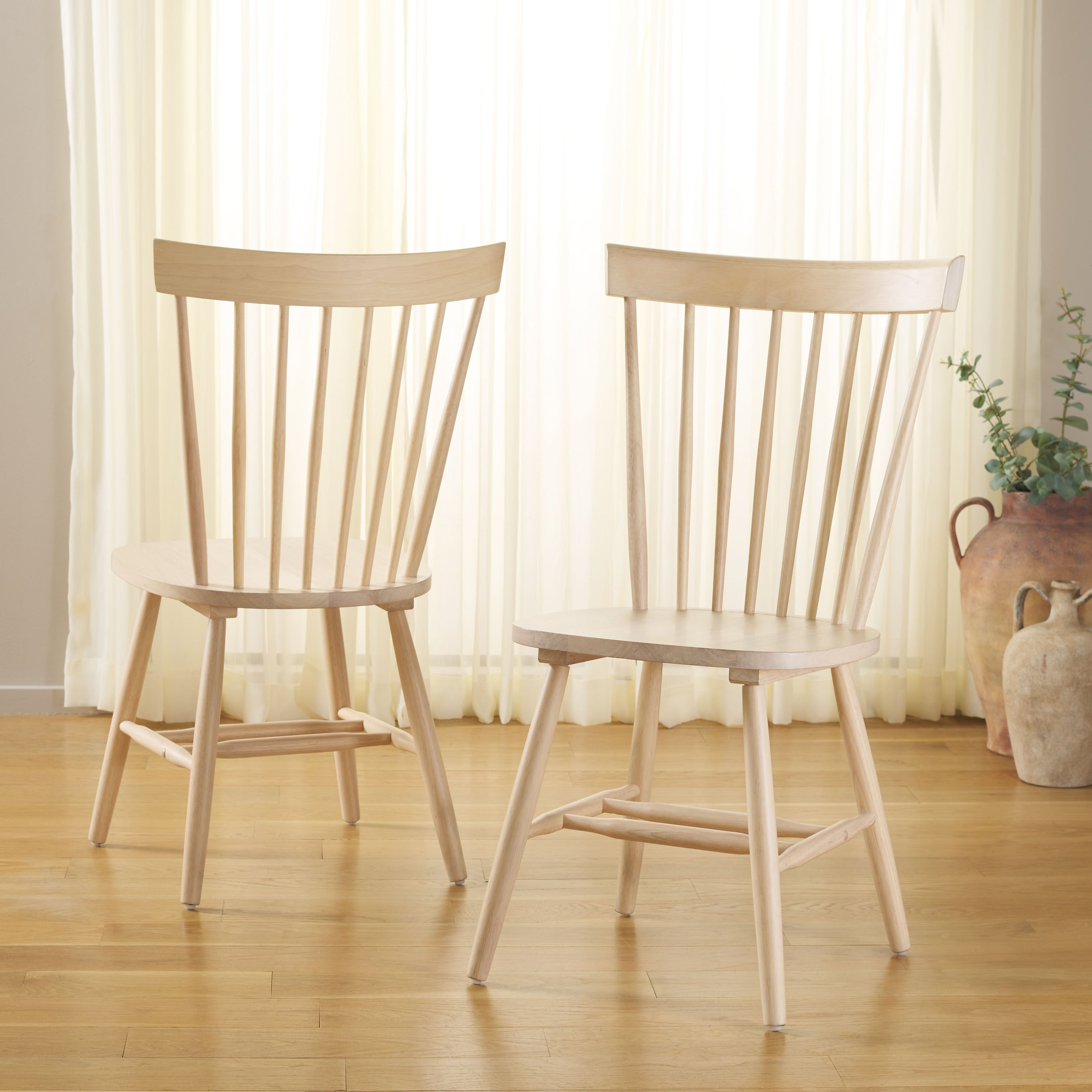 Chaise de salle à manger SAFAVIEH Suhair Spindle Farmhouse (lot de 2) - 20,5 x 21 x 36 - 21L x 21P x 36H