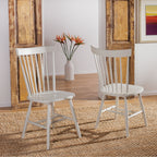 Chaise de salle à manger SAFAVIEH Suhair Spindle Farmhouse (lot de 2) - 20,5 x 21 x 36 - 21L x 21P x 36H