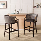 Tabouret de bar en rotin SAFAVIEH Virona de 76 cm (22,3 po l x 20,5 po l x 39 po H)