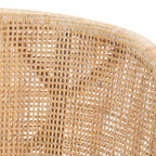 Tabouret de bar en rotin SAFAVIEH Virona de 76 cm (22,3 po l x 20,5 po l x 39 po H)