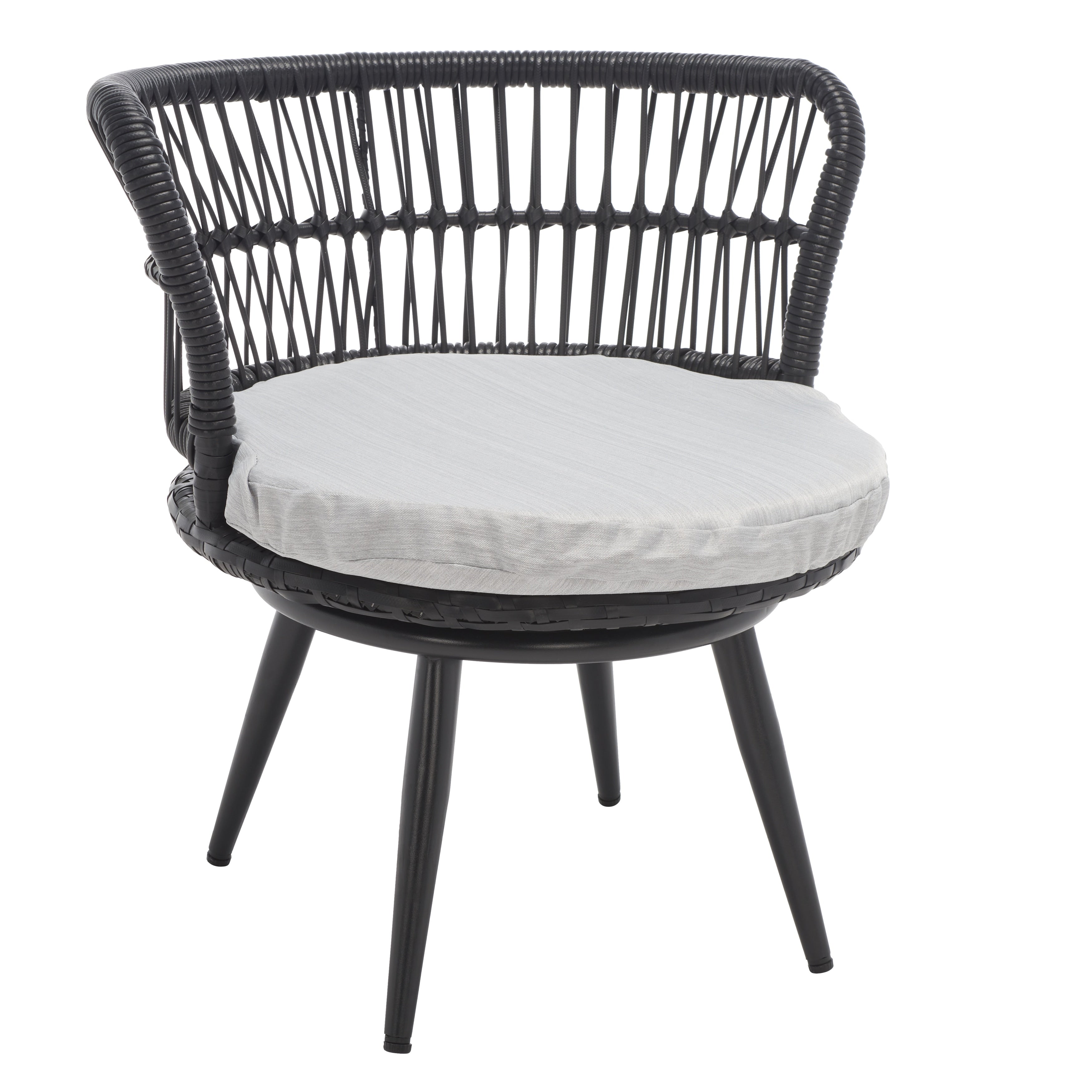 Ensemble de salon d'extérieur Safavieh Kyomi 3 pièces – 26 l x 24 p x 26 h